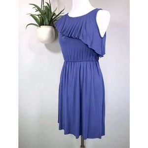 Kimchi Blue Urban Outfitters Sleeveless Tank Dress Ruffle Flutter Overlay Size S